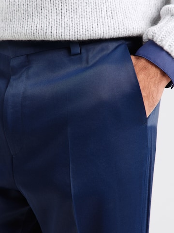 HUGO regular Bukser med fals 'Teagan231X' i blå