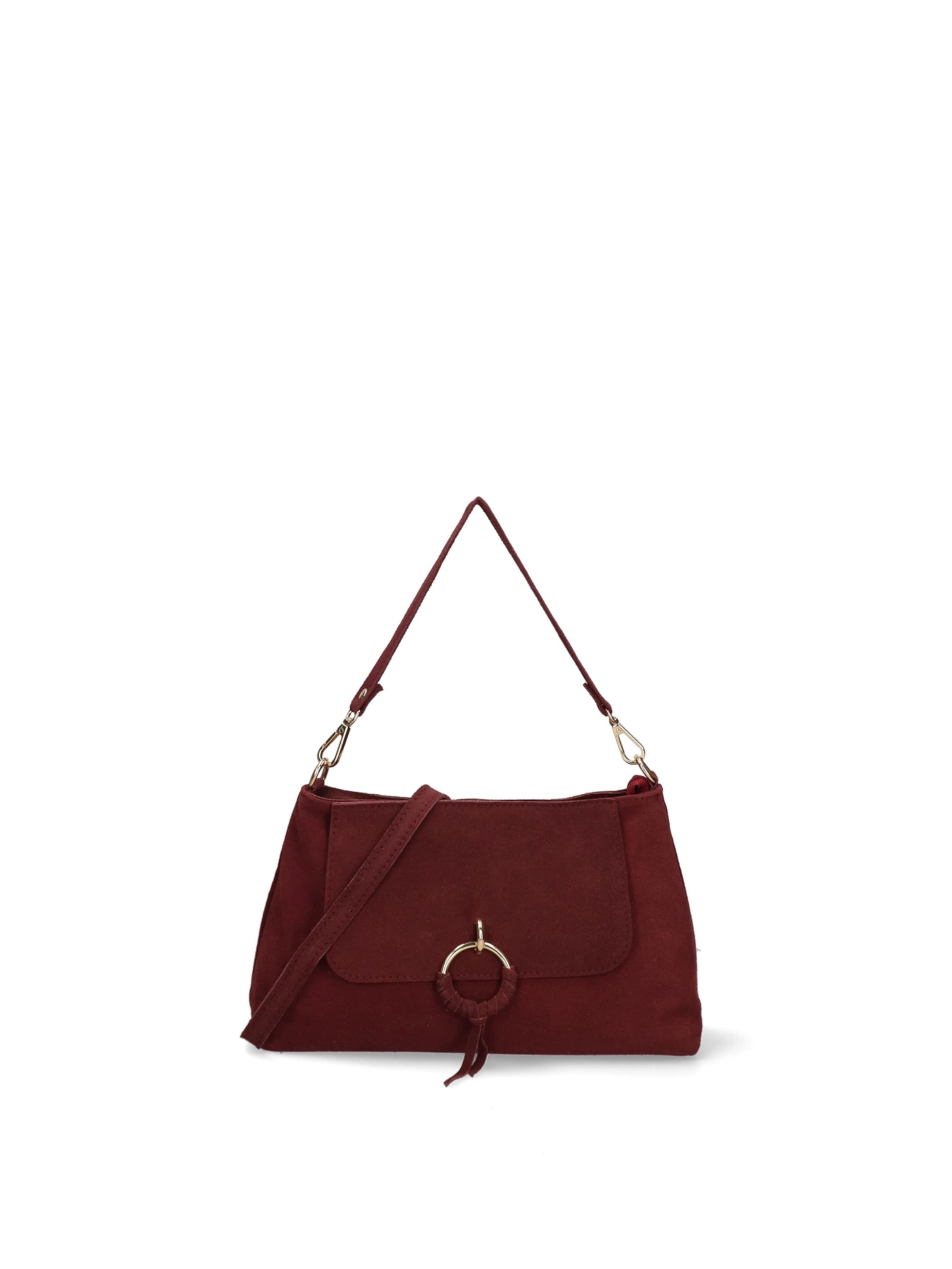 Borsa a spalla 'Celeste Pro' di Gave Lux in rosso: frontale