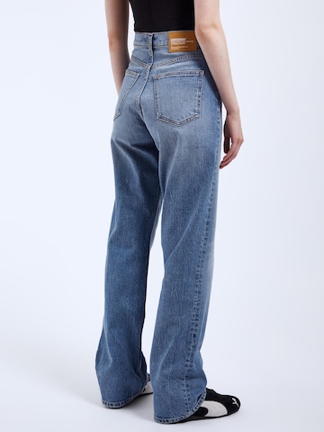 Dr. Denim Regular Jeans 'Echo High Straight' in Blauw