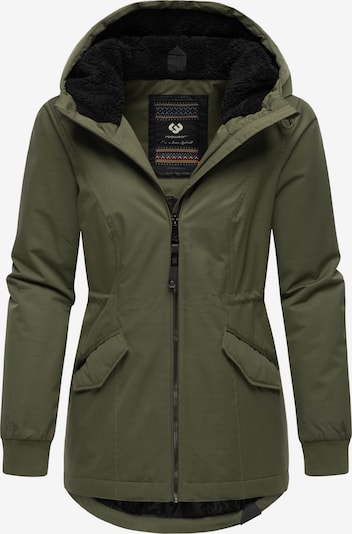Ragwear Tehnička jakna 'Dowey Warm Rain' u maslinasta / crna, Pregled proizvoda