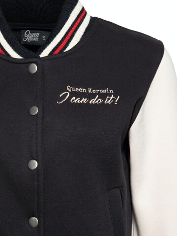 Queen Kerosin Übergangsjacke 'I Can Do It' in Lila