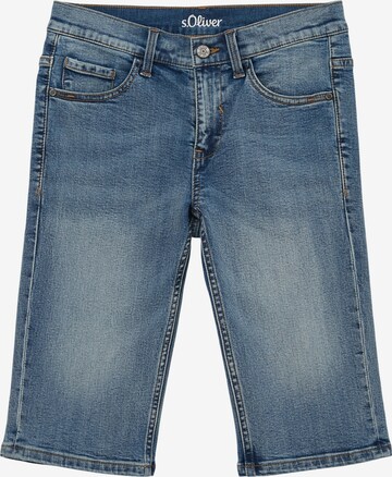 s.Oliver Slimfit Jeans in Blauw: voorkant