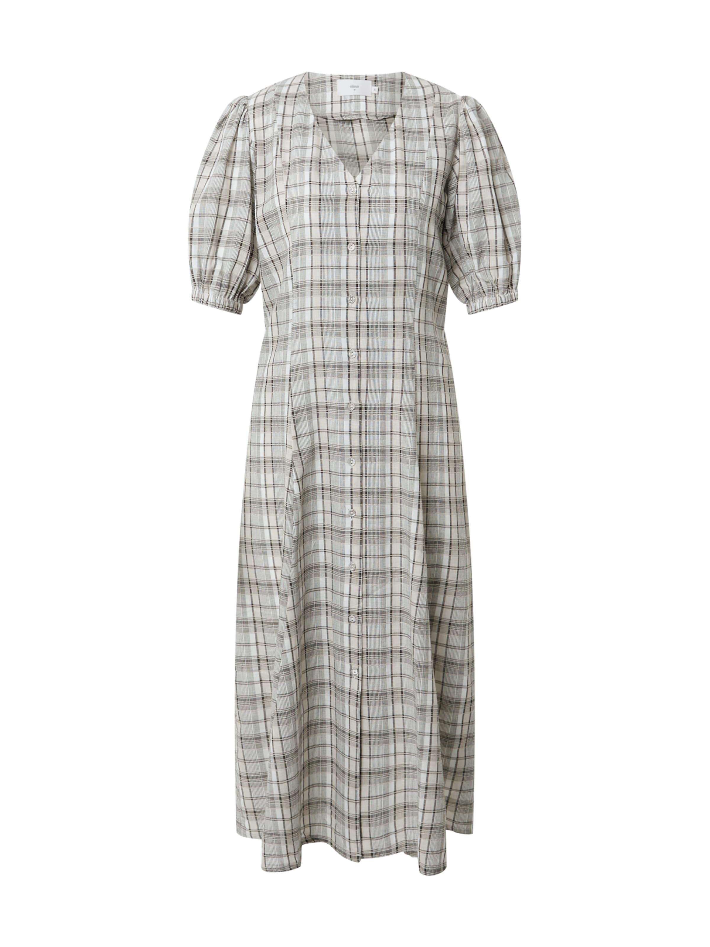 Robe-chemise 'Beryl' minimum en beige : devant