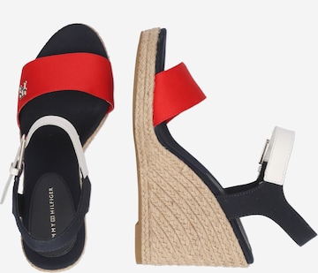 TOMMY HILFIGER Sandali | rdeča barva