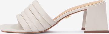 Kazar Mules in White: front