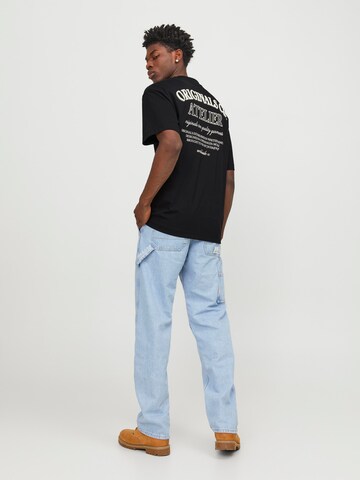 JACK & JONES T-Shirt 'JORSantorini' in Schwarz