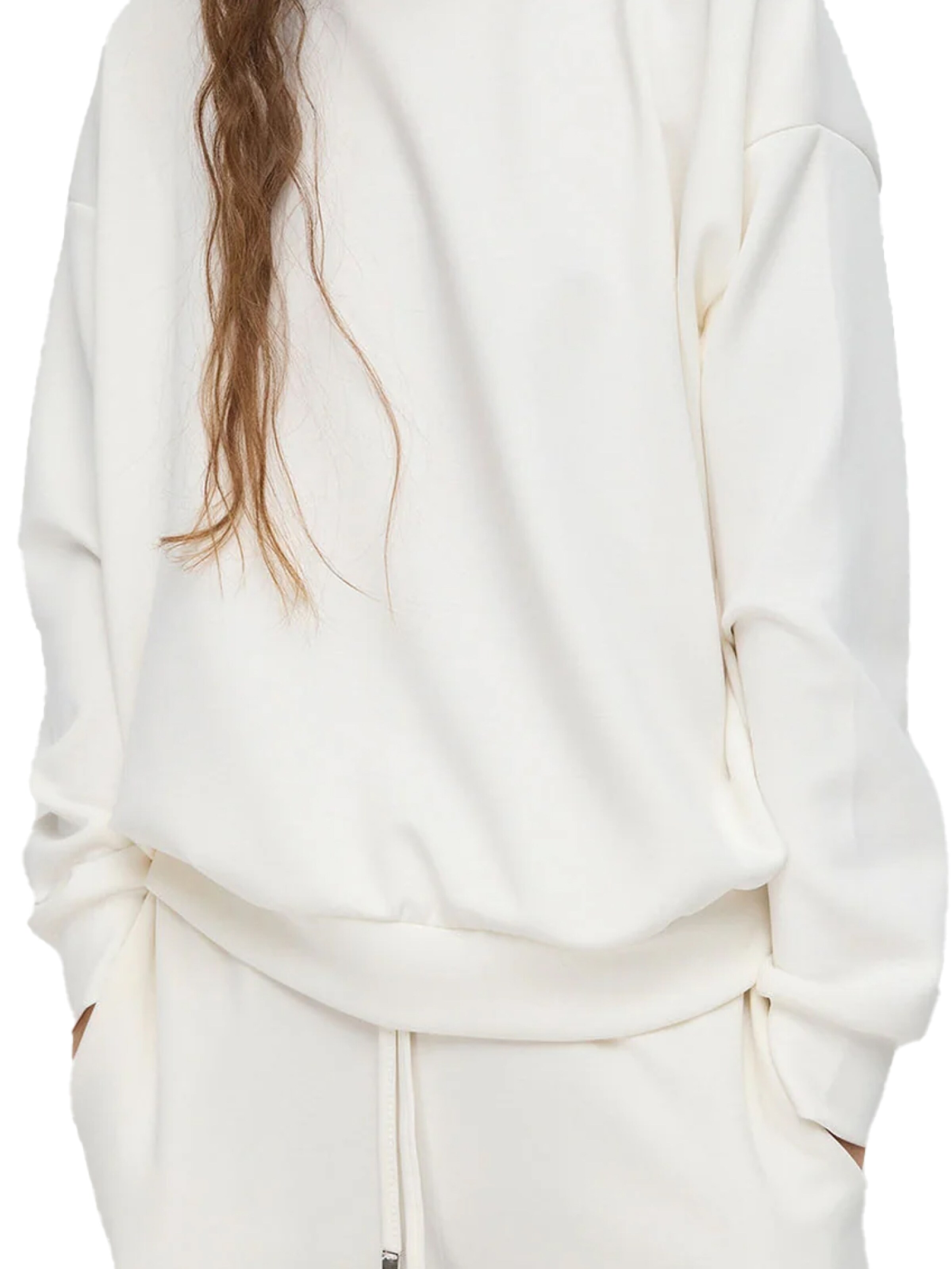 Sweat-shirt No Matter What en beige