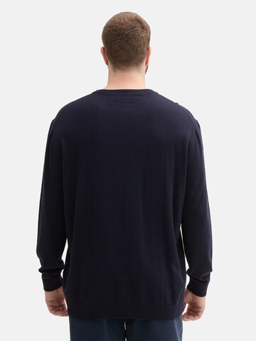 TOM TAILOR Men + Pullover in Blau