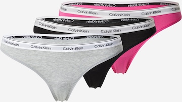 Calvin Klein Underwear Στρινγκ σε γκρι: μπροστά