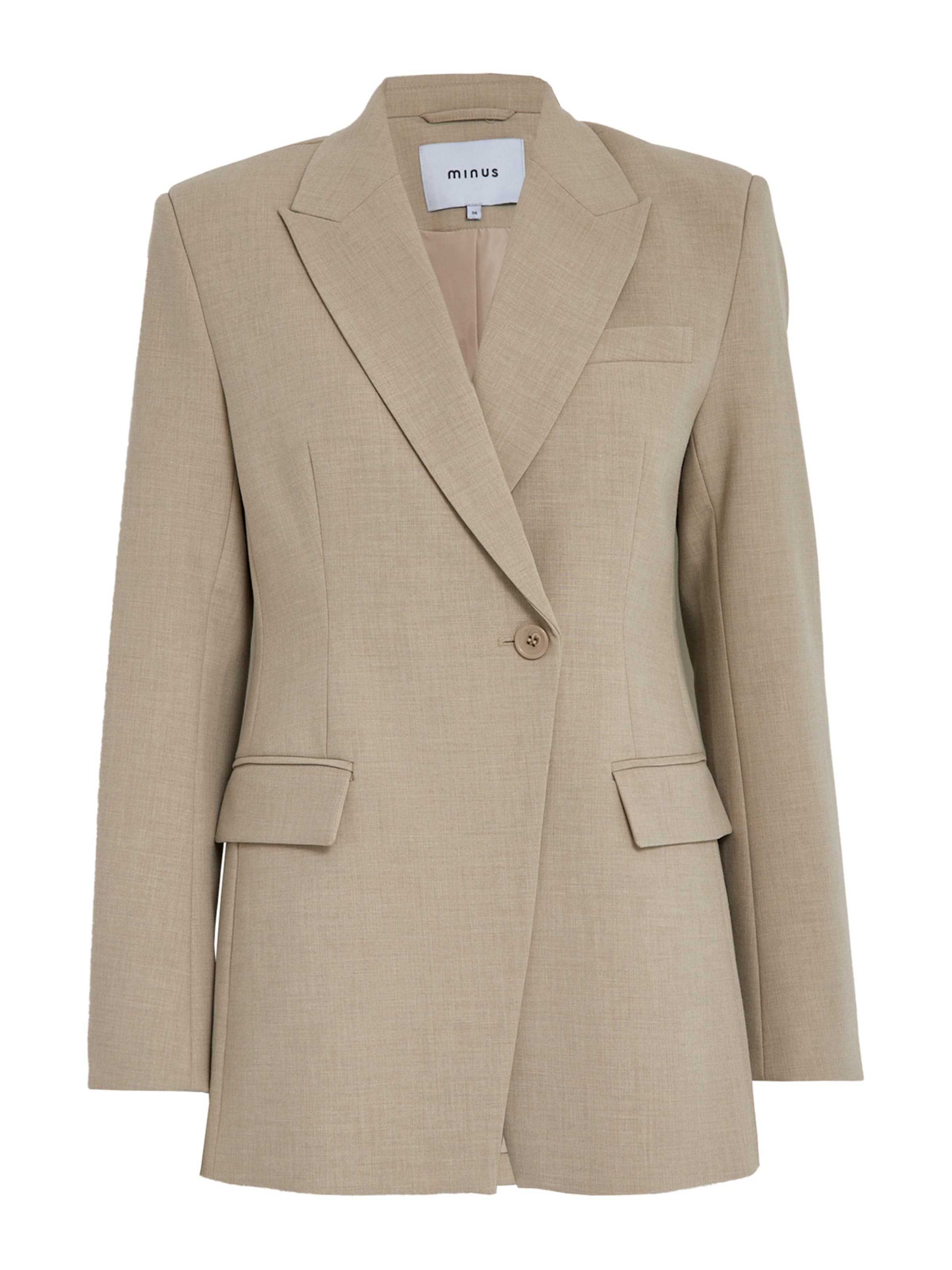 minus - Blazer 'Welma' en beige: frente