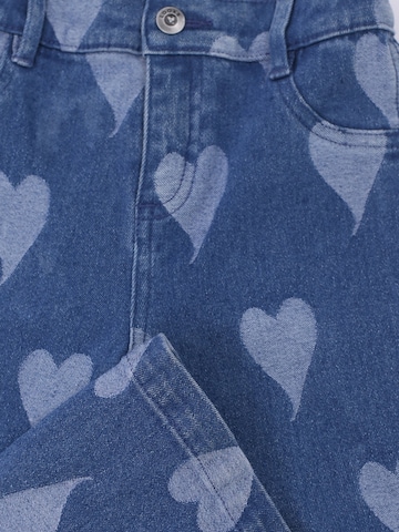 Wide Leg Jean Looxs Revolution en bleu