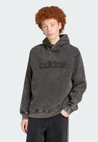 ADIDAS ORIGINALS Sweatshirt in Black: front