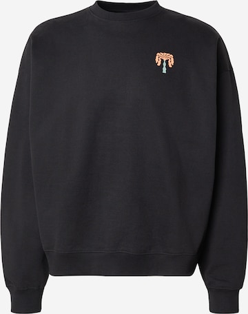 Sweat-shirt 'VIRGIN PARADISE' Kaotiko en noir : devant
