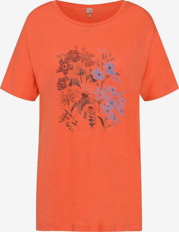 Ulla Popken Shirt in Oranje: voorkant