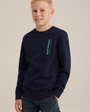 WE Fashion Sweatshirt in Blue