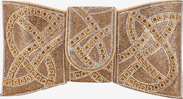 faina Clutch in Beige: voorkant