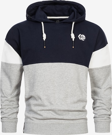 INDICODE JEANS Sweatshirt 'Ziggy' in Grey: front