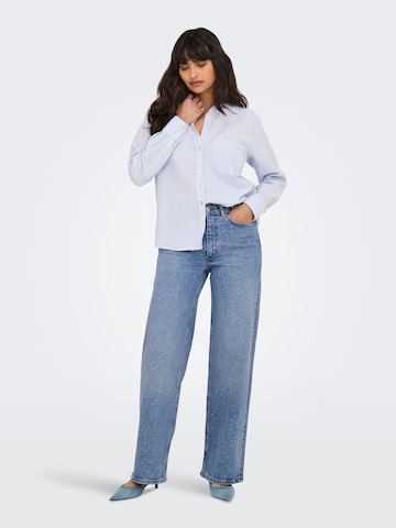 ONLY Loosefit Jeans 'ONLJuicy' in Blauw