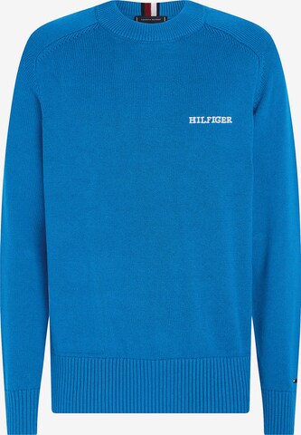 Pull-over TOMMY HILFIGER en bleu : devant