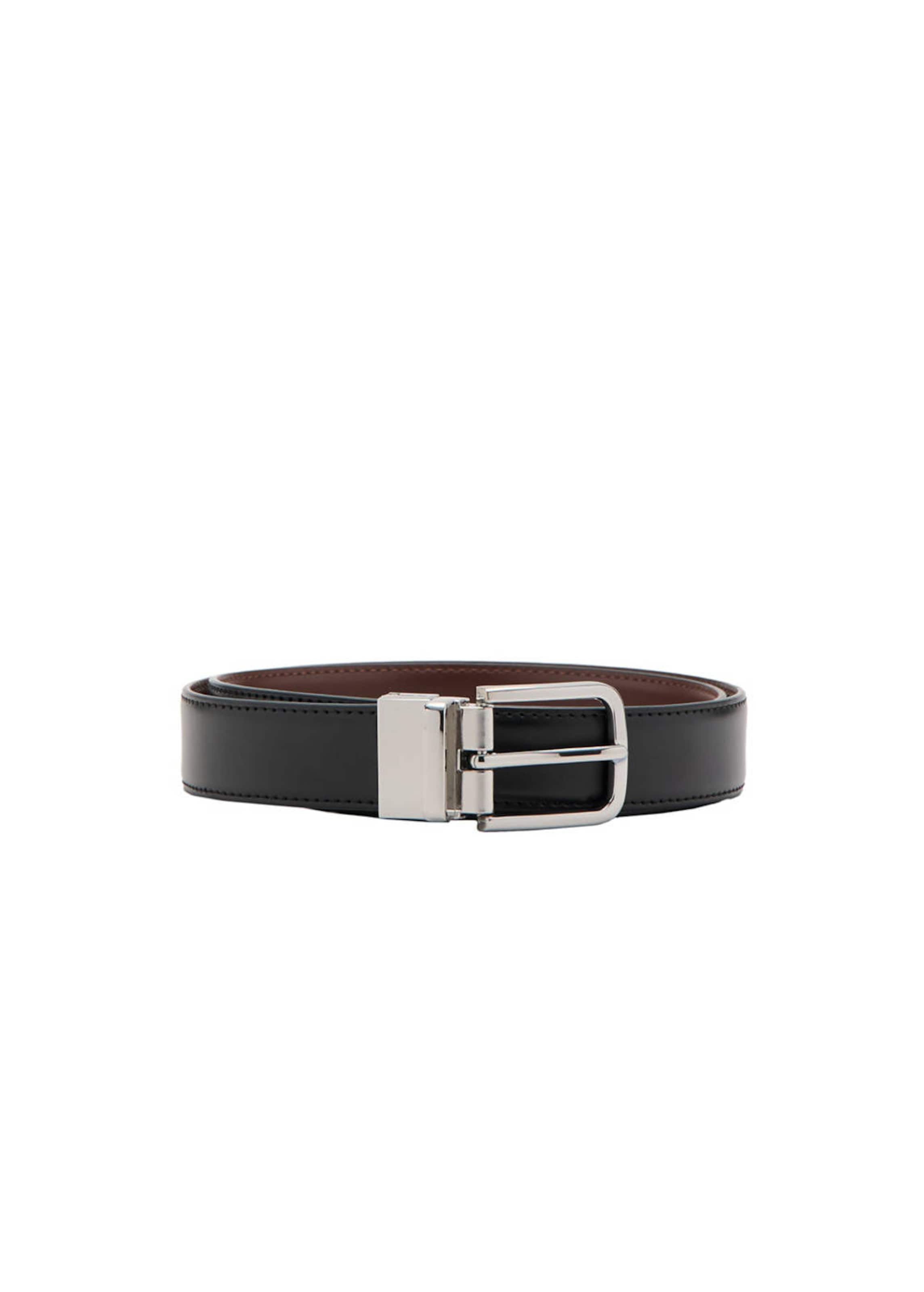 MANGO MAN Belt 'Emili' in Black: front
