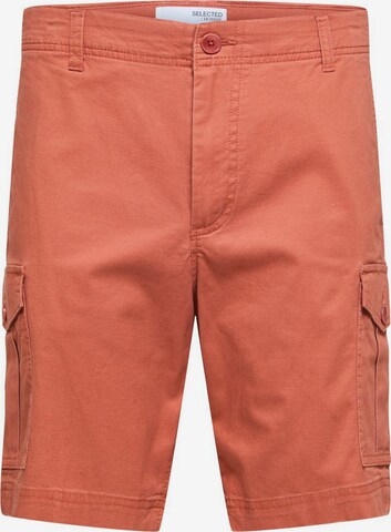 SELECTED HOMME Regular Cargo Pants in Red: front