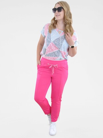 Regular Pantalon Navigazione en rose