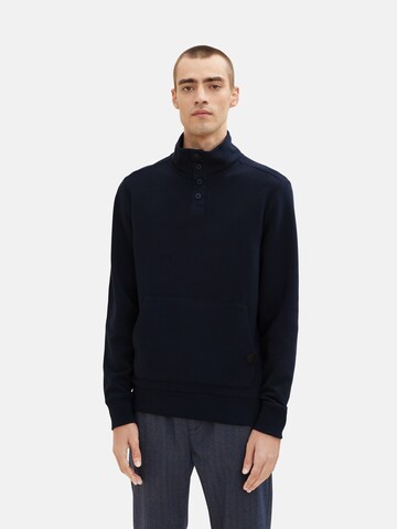 Sweat-shirt TOM TAILOR en bleu : devant