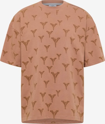 T-Shirt ' Fasan ' Carlo Colucci en marron : devant