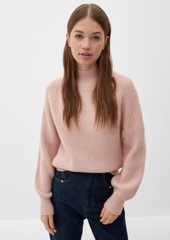 Pull-over QS en rose : devant