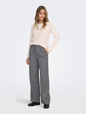 Wide leg Pantaloni 'ONLBEKKA' di ONLY in grigio