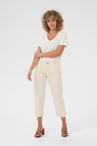 Regular Pantalon 'Berta' Cream en beige