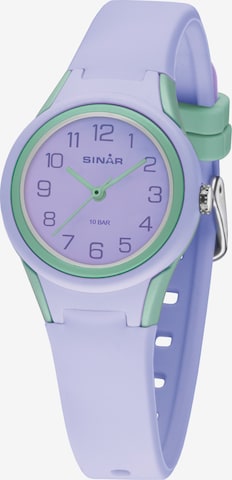 SINAR Uhr in Lila: Vorderseite