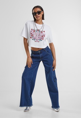 Miss Tee Shirt 'Hotter Delusion' in White