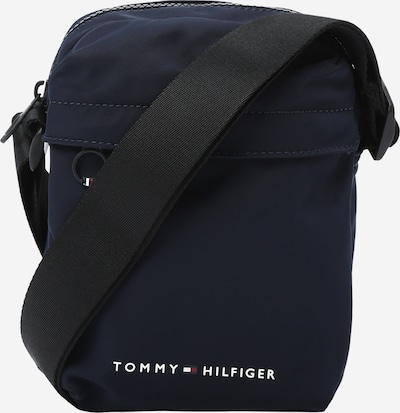 TOMMY HILFIGER Skulderveske 'Skyline' i mørkeblå / flammerød / hvit, Produktvisning