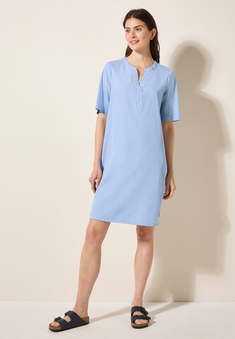 CECIL Dress 'Seersucker' in Blue: front