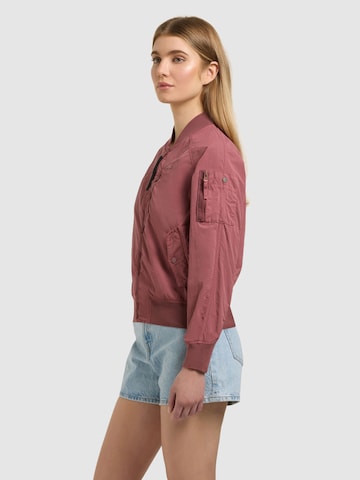 Veste mi-saison khujo en rose