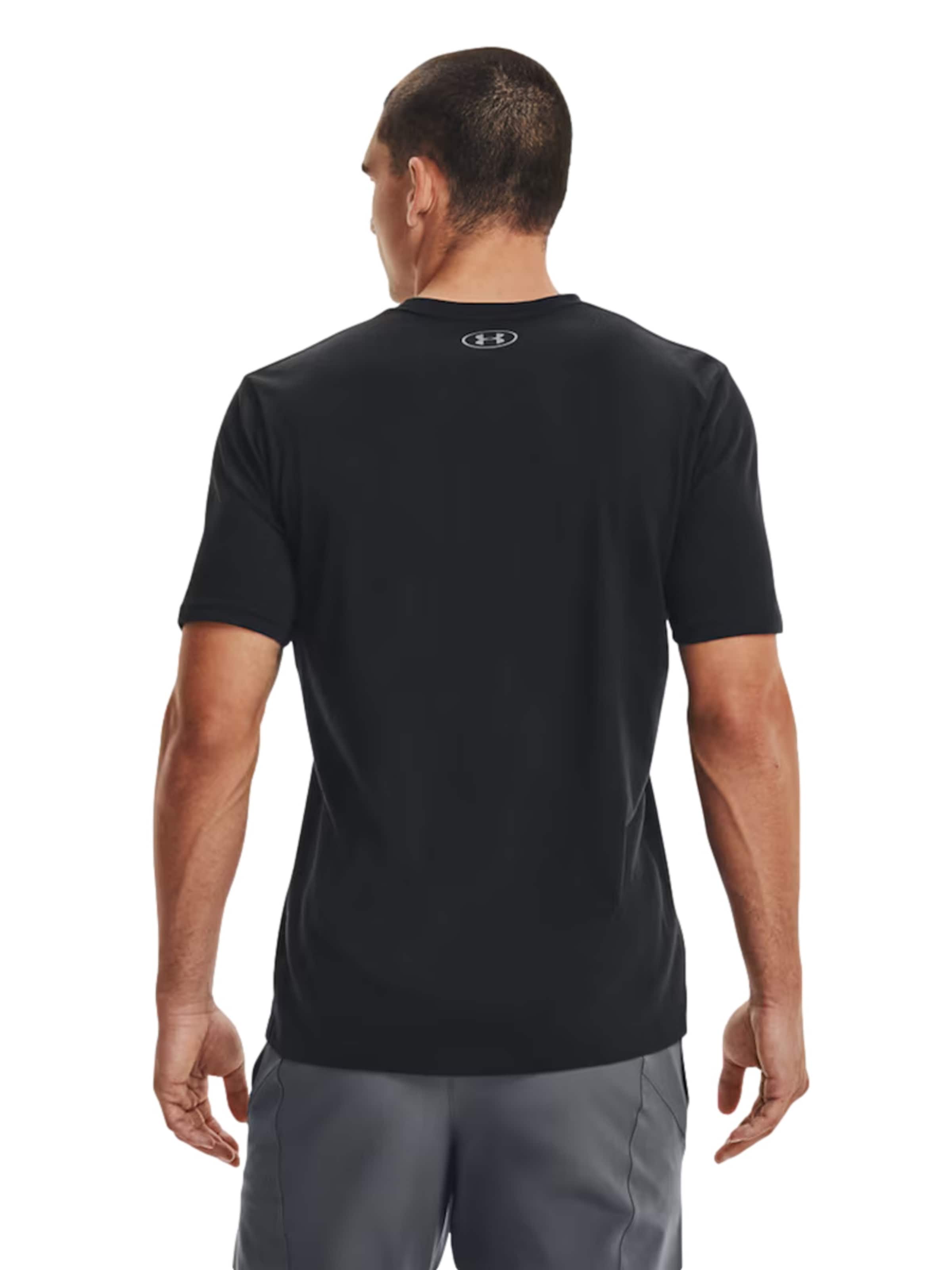 UNDER ARMOUR Shirt 'Team Issue Wordmark' in Zwart