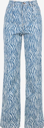 Pantaloni Laurella pe albastru / alb, Vizualizare produs