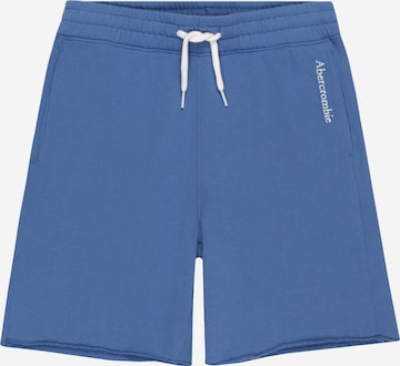 Loosefit Pantaloni di Abercrombie & Fitch in blu: frontale