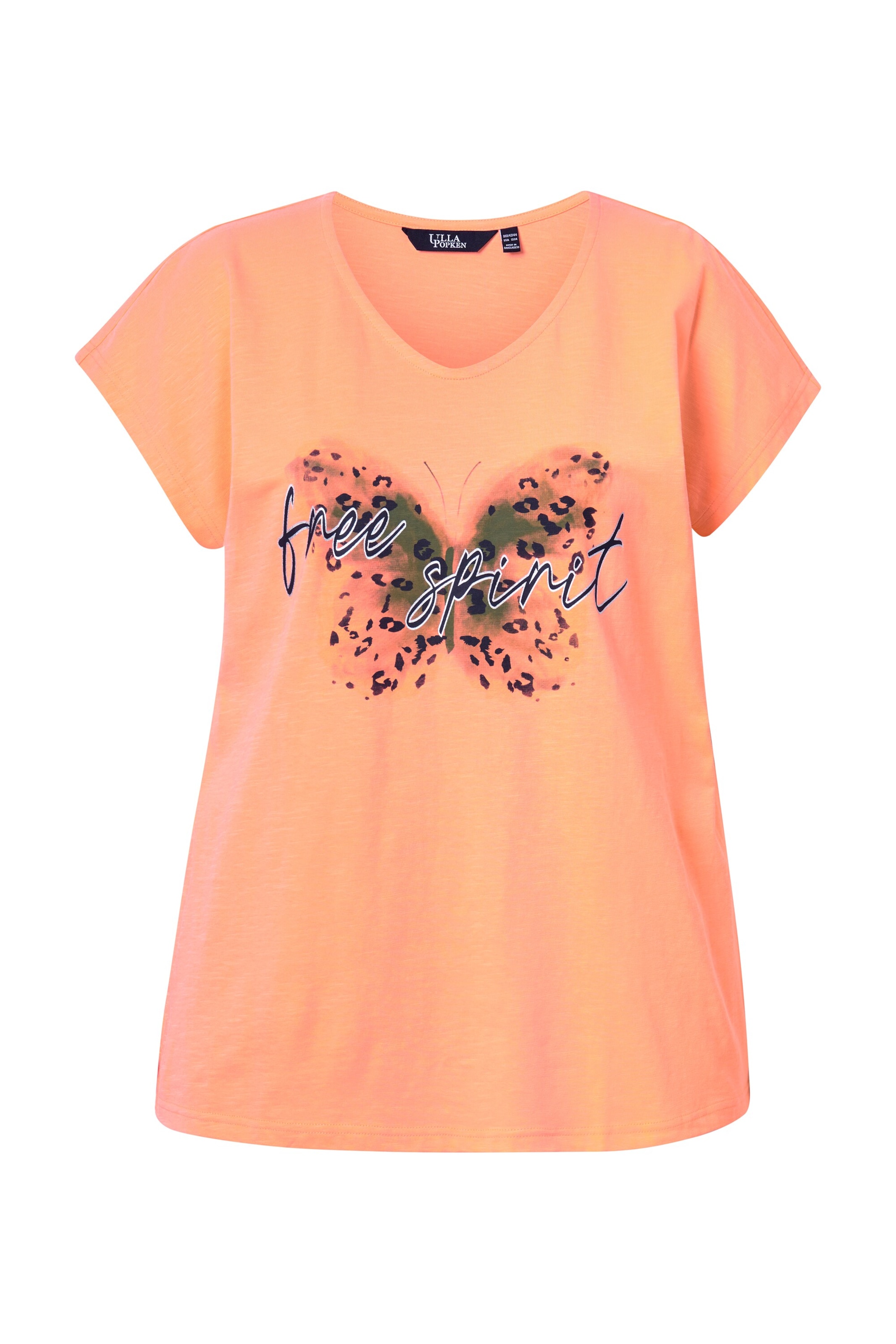 T-shirt Ulla Popken en orange : devant
