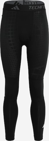 juoda ADIDAS PERFORMANCE Sportinės trumpikės 'TECHFIT COLD.RDY Training Long': priekis