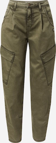 Gang Tapered Pleat-Front Pants 'Silvia' in Green: front