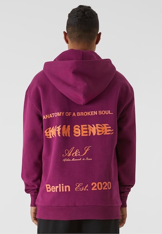 9N1M SENSE Sweatshirt 'Anatomy 2' in Lila