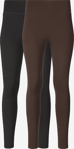 Athlecia Tights 'Blossom' in Braun: Vorderseite