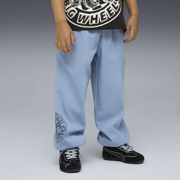 PUMA Tapered Trousers 'Puma x Hot Wheels™ Monster Trucks' in Blue: front