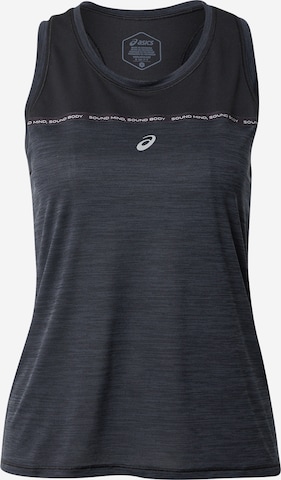 ASICS Sporttop 'RACE' in Schwarz: predná strana