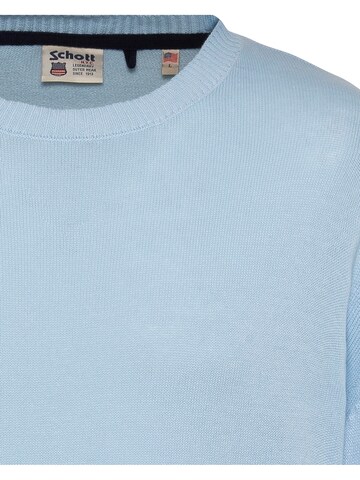 Schott NYC Sweater in Blue