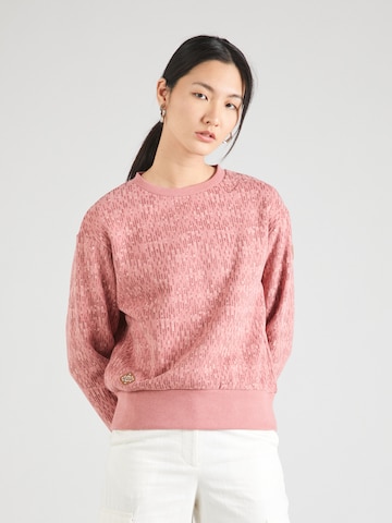 Ragwear Sweatshirt 'HEIKKE' in Pink: front