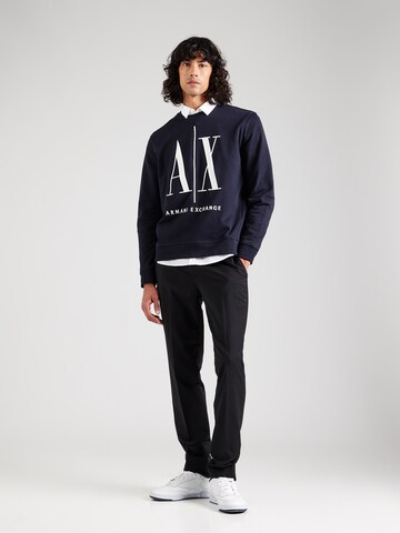 ARMANI EXCHANGE - Ajuste regular Sudadera en azul