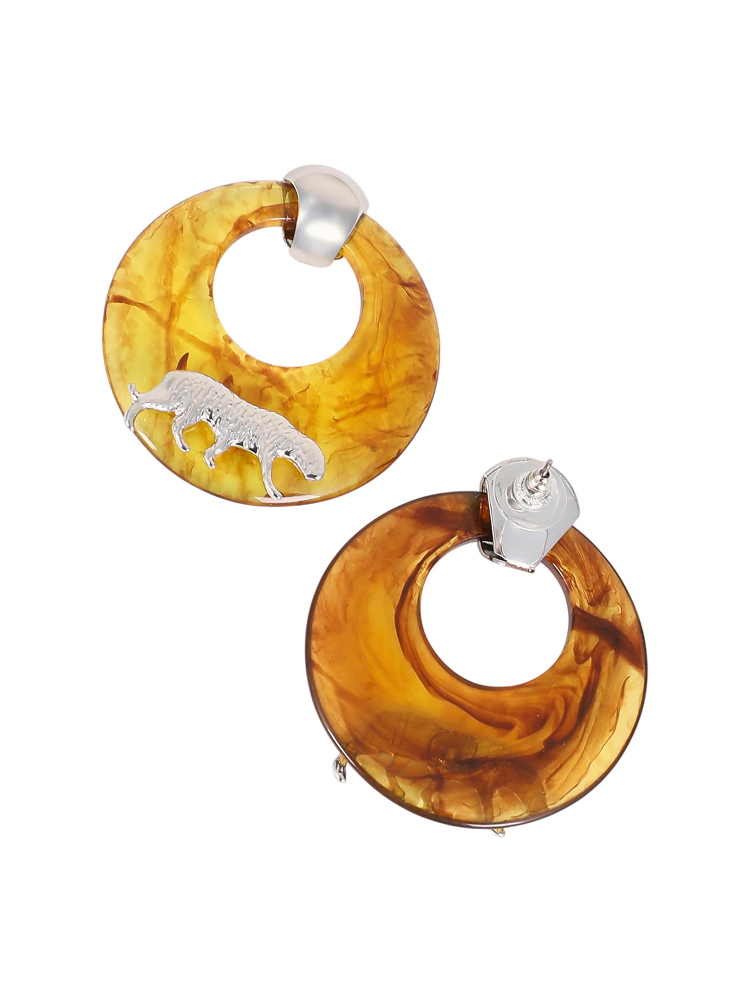 SOHI Náušnice 'Noemi' - Strieborná